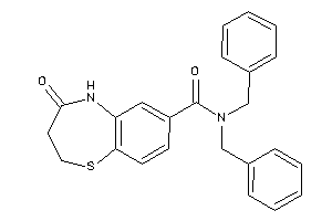 N,N-dibenzyl-4-keto-3,5-dihydro-2H-1,5-benzothiazepine-7-carboxamide