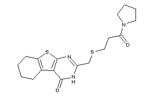 2-[[(3-keto-3-pyrrolidino-propyl)thio]methyl]-5,6,7,8-tetrahydro-3H-benzothiopheno[2,3-d]pyrimidin-4-one