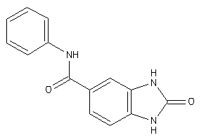 2-keto-N-phenyl-1,3-dihydrobenzimidazole-5-carboxamide