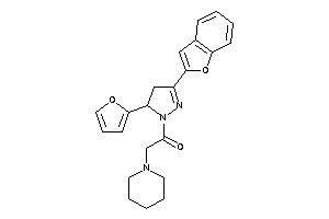 1-[3-(benzofuran-2-yl)-5-(2-furyl)-2-pyrazolin-1-yl]-2-piperidino-ethanone