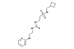 Image of 1-[2-(cyclobutylmethylsulfamoyl)ethyl]-3-[2-(2-pyrimidylamino)ethyl]urea