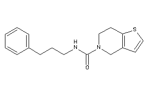 N-(3-phenylpropyl)-6,7-dihydro-4H-thieno[3,2-c]pyridine-5-carboxamide