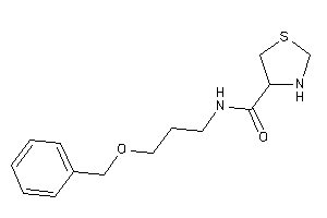 N-(3-benzoxypropyl)thiazolidine-4-carboxamide