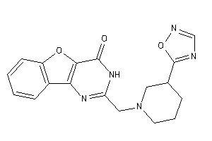 2-[[3-(1,2,4-oxadiazol-5-yl)piperidino]methyl]-3H-benzofuro[3,2-d]pyrimidin-4-one