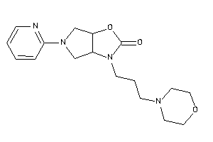 3-(3-morpholinopropyl)-5-(2-pyridyl)-3a,4,6,6a-tetrahydropyrrolo[3,4-d]oxazol-2-one