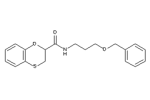 N-(3-benzoxypropyl)-2,3-dihydro-1,4-benzoxathiine-2-carboxamide