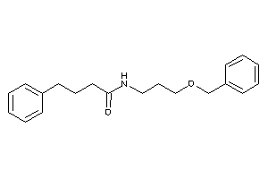 Image of N-(3-benzoxypropyl)-4-phenyl-butyramide