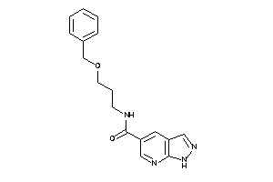 N-(3-benzoxypropyl)-1H-pyrazolo[3,4-b]pyridine-5-carboxamide