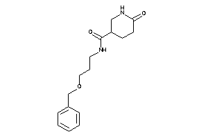 N-(3-benzoxypropyl)-6-keto-nipecotamide