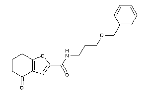 N-(3-benzoxypropyl)-4-keto-6,7-dihydro-5H-benzofuran-2-carboxamide