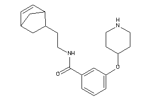 N-[2-(5-bicyclo[2.2.1]hept-2-enyl)ethyl]-3-(4-piperidyloxy)benzamide