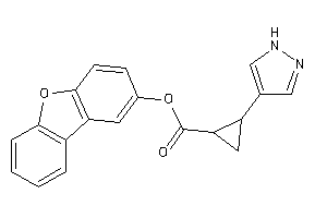 2-(1H-pyrazol-4-yl)cyclopropanecarboxylic Acid Dibenzofuran-2-yl Ester