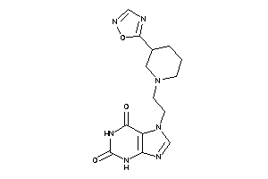 7-[2-[3-(1,2,4-oxadiazol-5-yl)piperidino]ethyl]xanthine