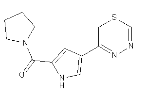 Image of Pyrrolidino-[4-(6H-1,3,4-thiadiazin-5-yl)-1H-pyrrol-2-yl]methanone