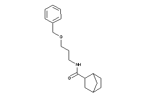 N-(3-benzoxypropyl)norbornane-2-carboxamide