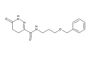 N-(3-benzoxypropyl)-6-keto-4,5-dihydro-1H-pyridazine-3-carboxamide