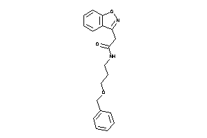 N-(3-benzoxypropyl)-2-indoxazen-3-yl-acetamide