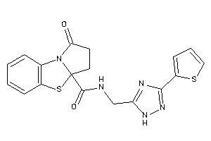 1-keto-N-[[3-(2-thienyl)-1H-1,2,4-triazol-5-yl]methyl]-2,3-dihydropyrrolo[2,1-b][1,3]benzothiazole-3a-carboxamide