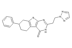 7-phenyl-2-[2-(triazol-2-yl)ethyl]-5,6,7,8-tetrahydro-3H-benzothiopheno[2,3-d]pyrimidin-4-one