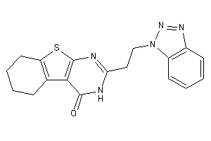 2-[2-(benzotriazol-1-yl)ethyl]-5,6,7,8-tetrahydro-3H-benzothiopheno[2,3-d]pyrimidin-4-one