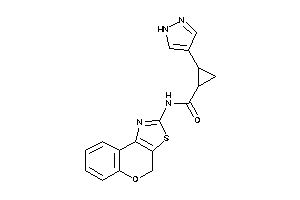 N-(4H-chromeno[4,3-d]thiazol-2-yl)-2-(1H-pyrazol-4-yl)cyclopropanecarboxamide