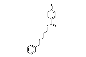 N-(3-benzoxypropyl)-1-keto-isonicotinamide