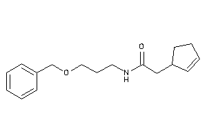 N-(3-benzoxypropyl)-2-cyclopent-2-en-1-yl-acetamide