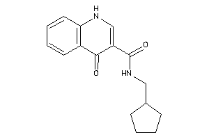 N-(cyclopentylmethyl)-4-keto-1H-quinoline-3-carboxamide