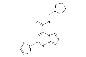 N-(cyclopentylmethyl)-2-(2-furyl)imidazo[1,5-a]pyrimidine-4-carboxamide