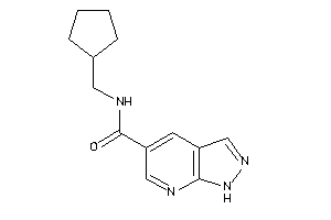 N-(cyclopentylmethyl)-1H-pyrazolo[3,4-b]pyridine-5-carboxamide
