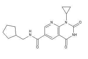 N-(cyclopentylmethyl)-1-cyclopropyl-2,4-diketo-pyrido[2,3-d]pyrimidine-6-carboxamide