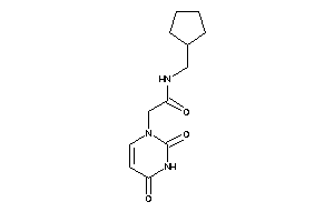 N-(cyclopentylmethyl)-2-(2,4-diketopyrimidin-1-yl)acetamide