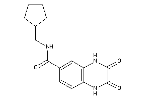 Image of N-(cyclopentylmethyl)-2,3-diketo-1,4-dihydroquinoxaline-6-carboxamide