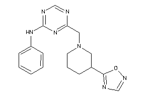 [4-[[3-(1,2,4-oxadiazol-5-yl)piperidino]methyl]-s-triazin-2-yl]-phenyl-amine