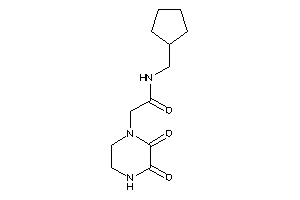 N-(cyclopentylmethyl)-2-(2,3-diketopiperazino)acetamide