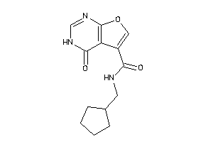 N-(cyclopentylmethyl)-4-keto-3H-furo[2,3-d]pyrimidine-5-carboxamide