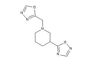 2-[[3-(1,2,4-oxadiazol-5-yl)piperidino]methyl]-1,3,4-oxadiazole