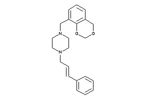 1-(4H-1,3-benzodioxin-8-ylmethyl)-4-cinnamyl-piperazine