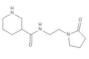 N-[2-(2-ketopyrrolidino)ethyl]nipecotamide