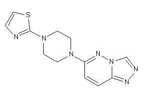 2-[4-([1,2,4]triazolo[3,4-f]pyridazin-6-yl)piperazino]thiazole