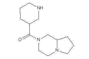 3,4,6,7,8,8a-hexahydro-1H-pyrrolo[1,2-a]pyrazin-2-yl(3-piperidyl)methanone