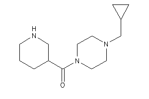 [4-(cyclopropylmethyl)piperazino]-(3-piperidyl)methanone