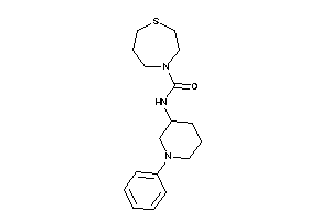 N-(1-phenyl-3-piperidyl)-1,4-thiazepane-4-carboxamide