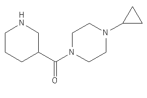 (4-cyclopropylpiperazino)-(3-piperidyl)methanone