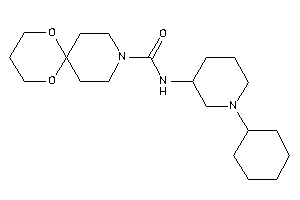 N-(1-cyclohexyl-3-piperidyl)-7,11-dioxa-3-azaspiro[5.5]undecane-3-carboxamide