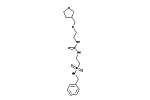 Image of 1-[2-(benzylsulfamoyl)ethyl]-3-[2-(tetrahydrofuran-3-ylmethoxy)ethyl]urea
