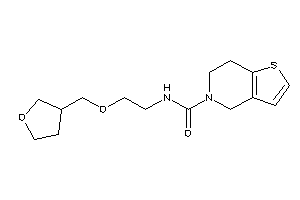 N-[2-(tetrahydrofuran-3-ylmethoxy)ethyl]-6,7-dihydro-4H-thieno[3,2-c]pyridine-5-carboxamide