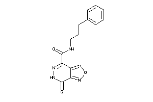 7-keto-N-(3-phenylpropyl)-6H-isoxazolo[3,4-d]pyridazine-4-carboxamide