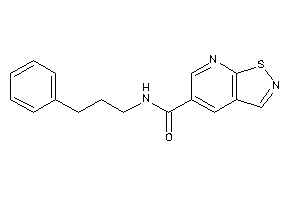 N-(3-phenylpropyl)isothiazolo[5,4-b]pyridine-5-carboxamide