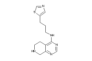 5,6,7,8-tetrahydropyrido[3,4-d]pyrimidin-4-yl(3-thiazol-5-ylpropyl)amine